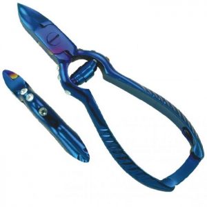 Nail Nippers Blue Coated